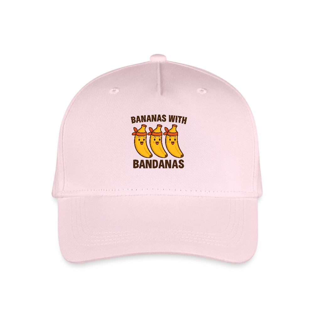 Kinder Bio Basecap „ Bananas with Bandanas" - Hellrosa