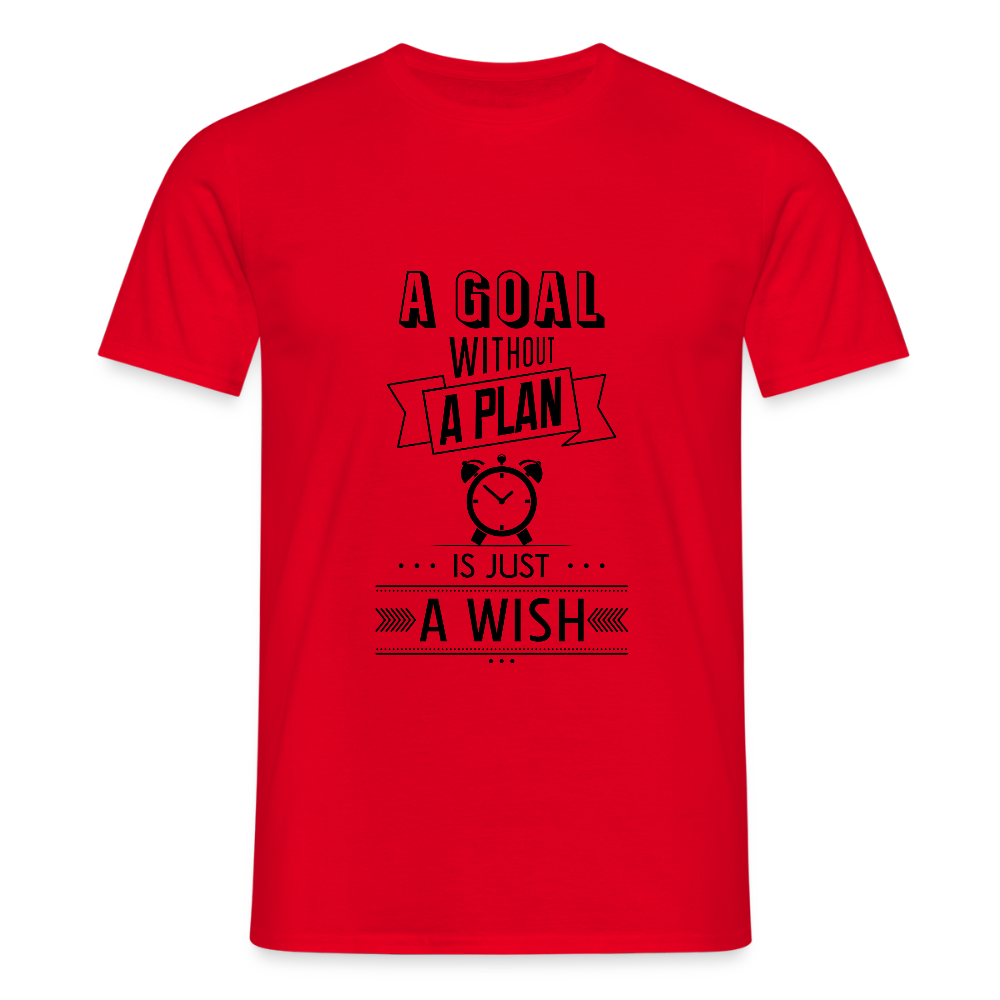 Männer T-Shirt „ wish" - Rot