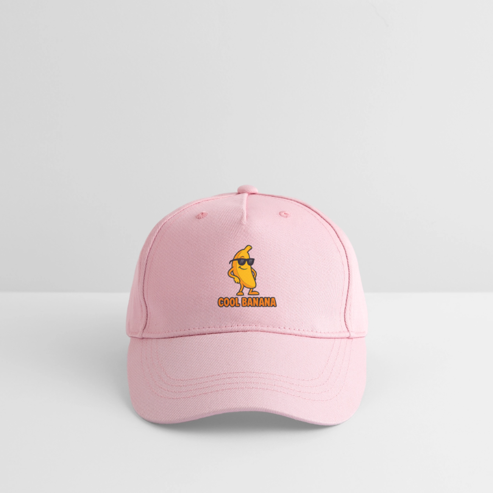Kinder Bio Basecap „ Cool Banana" - Hellrosa