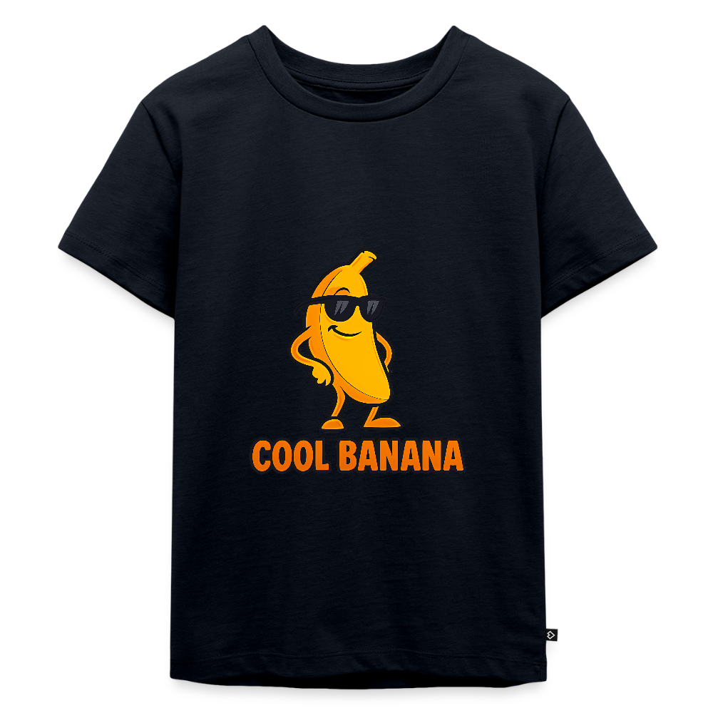 Kinder Premium T-Shirt „ Cool Banana" - Navy