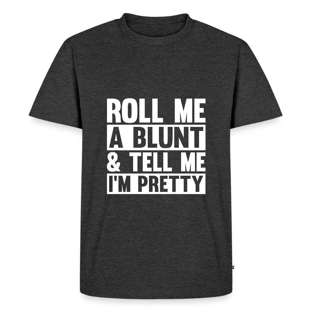 Männer Premium T-Shirt „ Blunt" - Anthrazit meliert