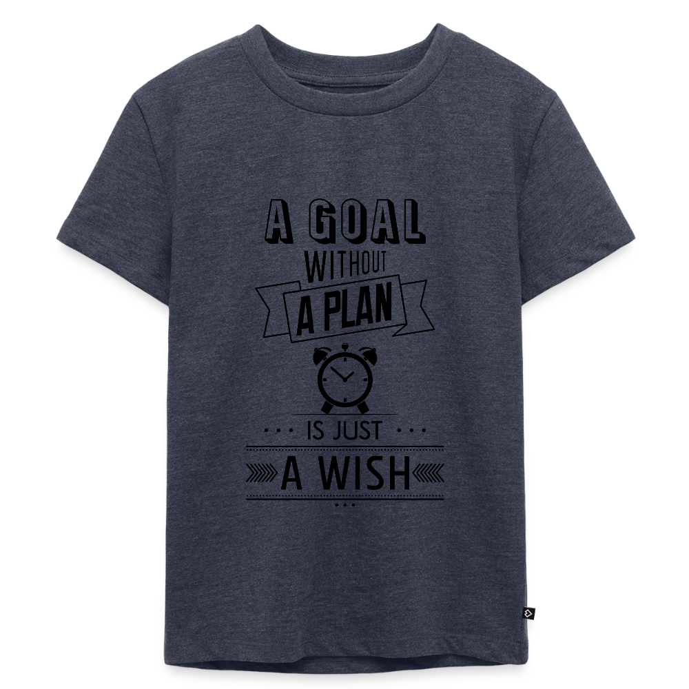 Kinder Premium T-Shirt „ Wish" - Jeansblau