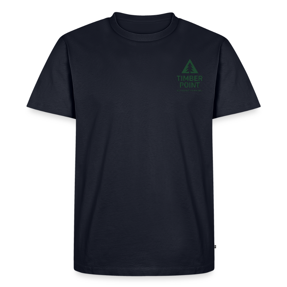 Männer Premium T-Shirt „ Timber Point! - Navy