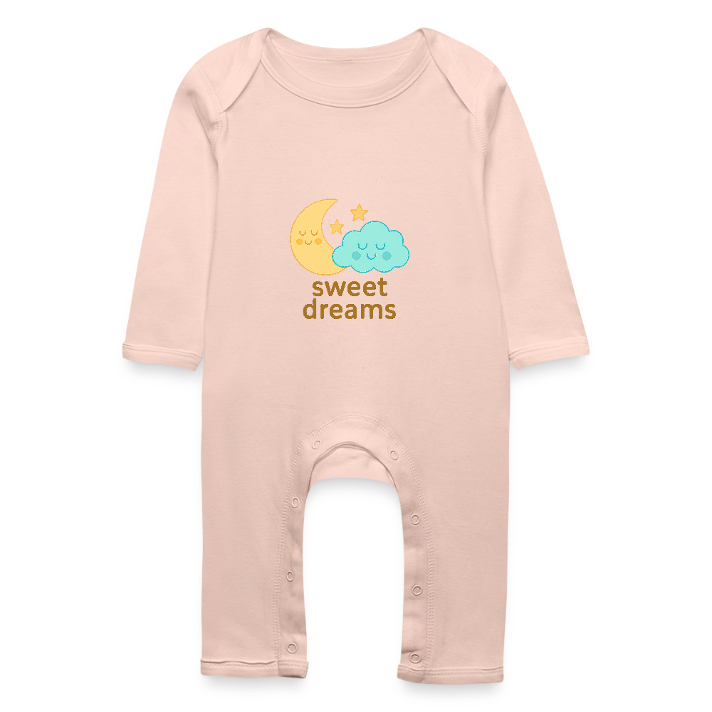 Baby Bio Strampler „ Sweet Dreams" - Kristallrosa