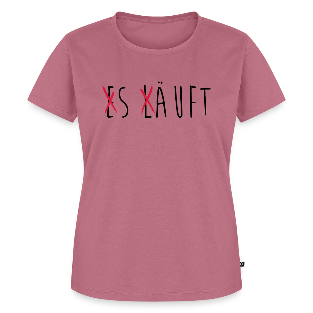 Frauen Premium T-Shirt „ Es läuft" - Mauve