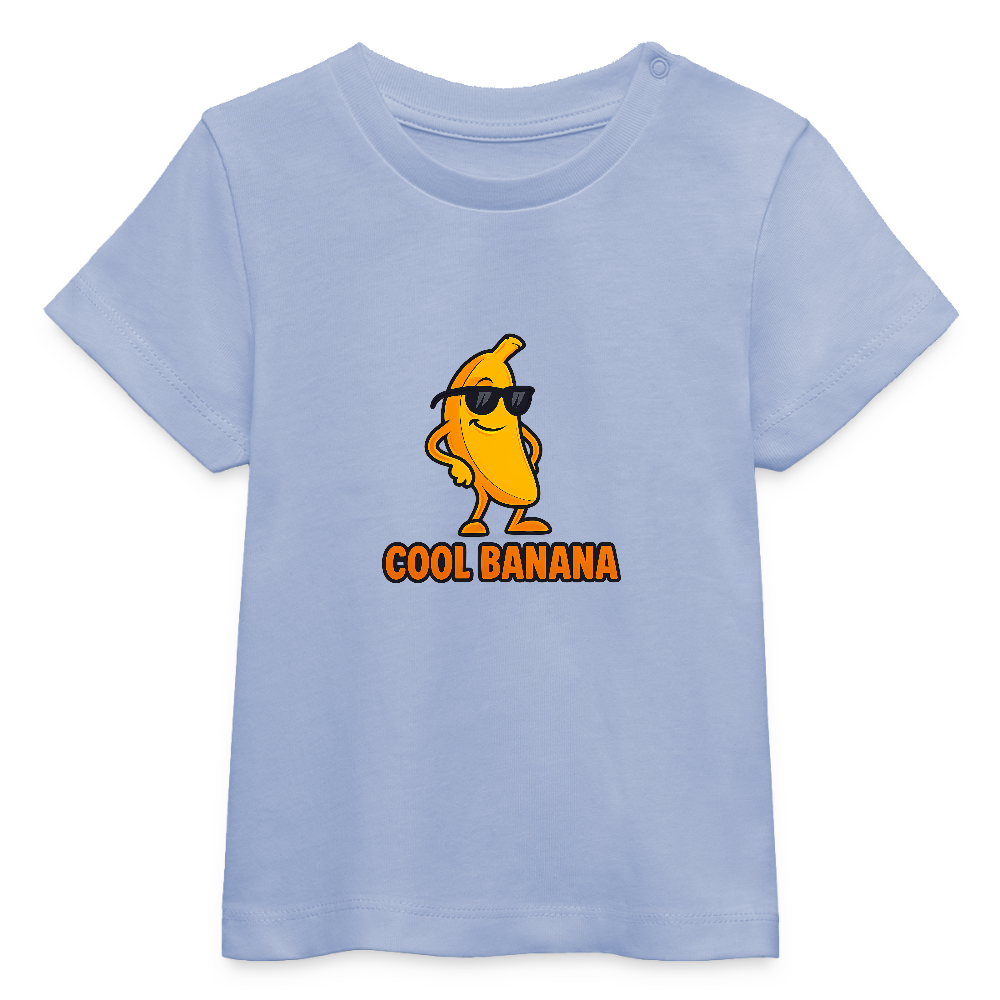 Stanley/Stella Baby Bio-T-Shirt Motiv „Cool Banana" - Sky