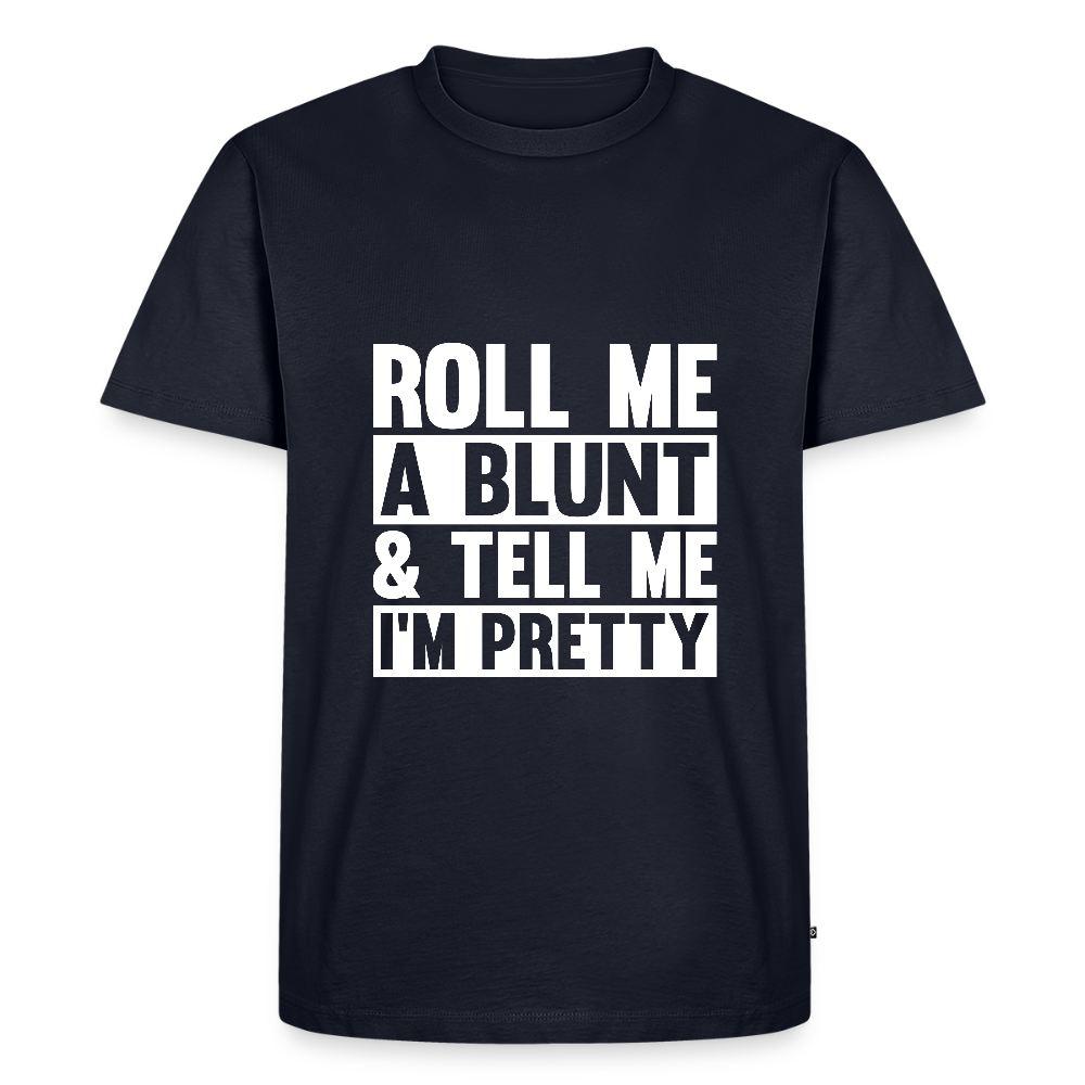 Männer Premium T-Shirt „ Blunt" - Navy