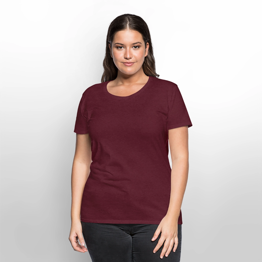 Frauen Premium T-Shirt - Burgunderrot