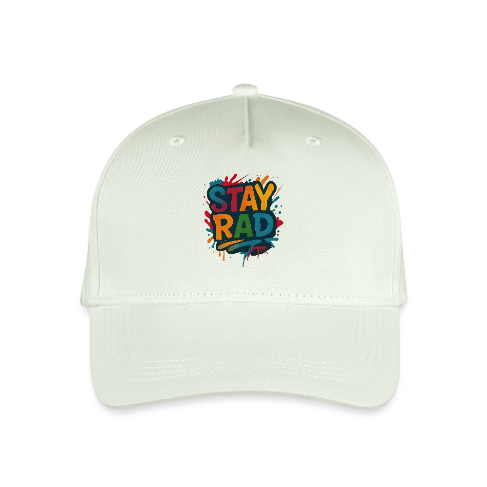 Kinder Bio Basecap „ Stay Rad" - Helles Mintgrün