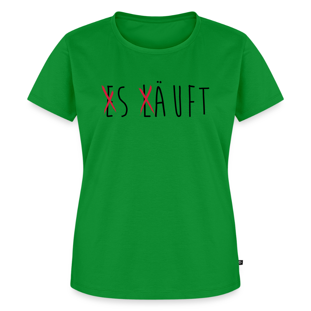 Frauen Premium T-Shirt „ Es läuft" - Grün