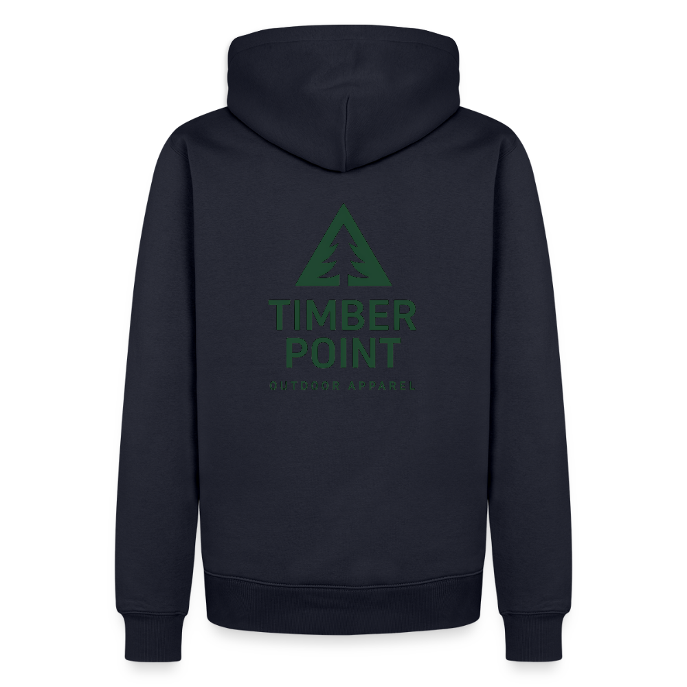 Männer Premium Hoodie „ Timber Point" - Navy