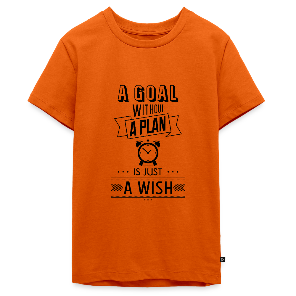Teenager Premium T-Shirt „ Wish" - Orange