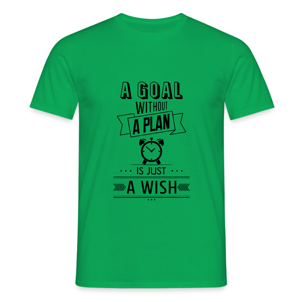 Männer T-Shirt „ wish" - Kelly Green