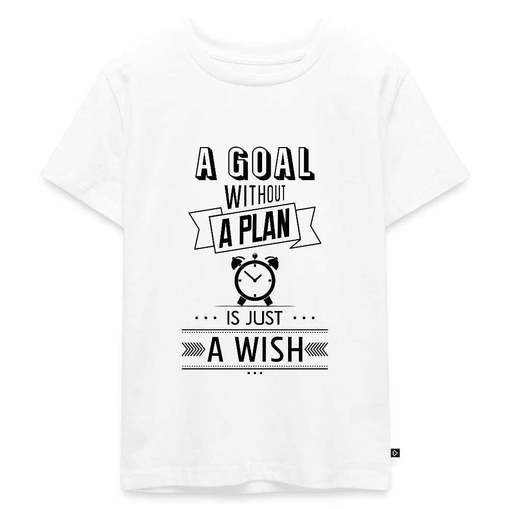 Kinder Premium T-Shirt „ Wish" - Weiß