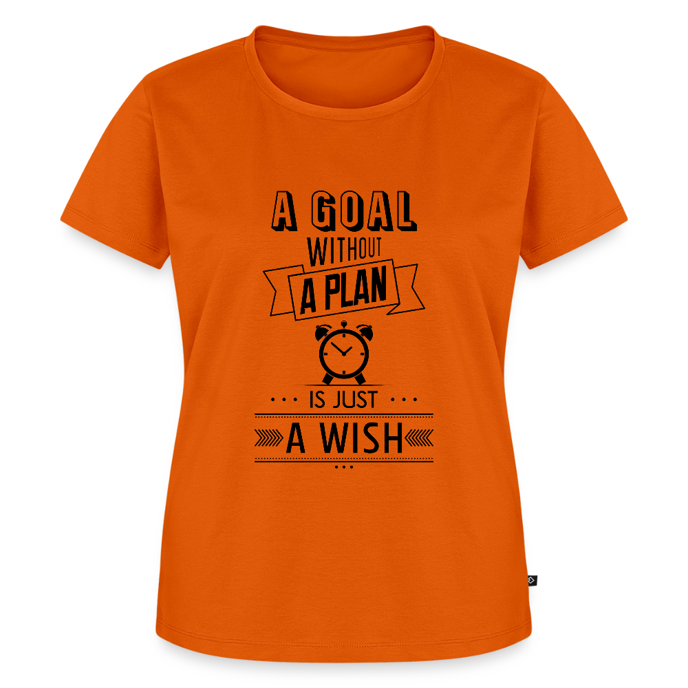 Frauen Premium T-Shirt „ Wish" - Orange