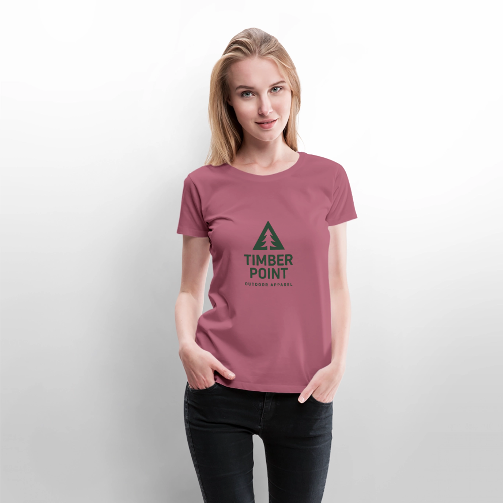 Frauen Premium T-Shirt „ Timber Point" - Mauve
