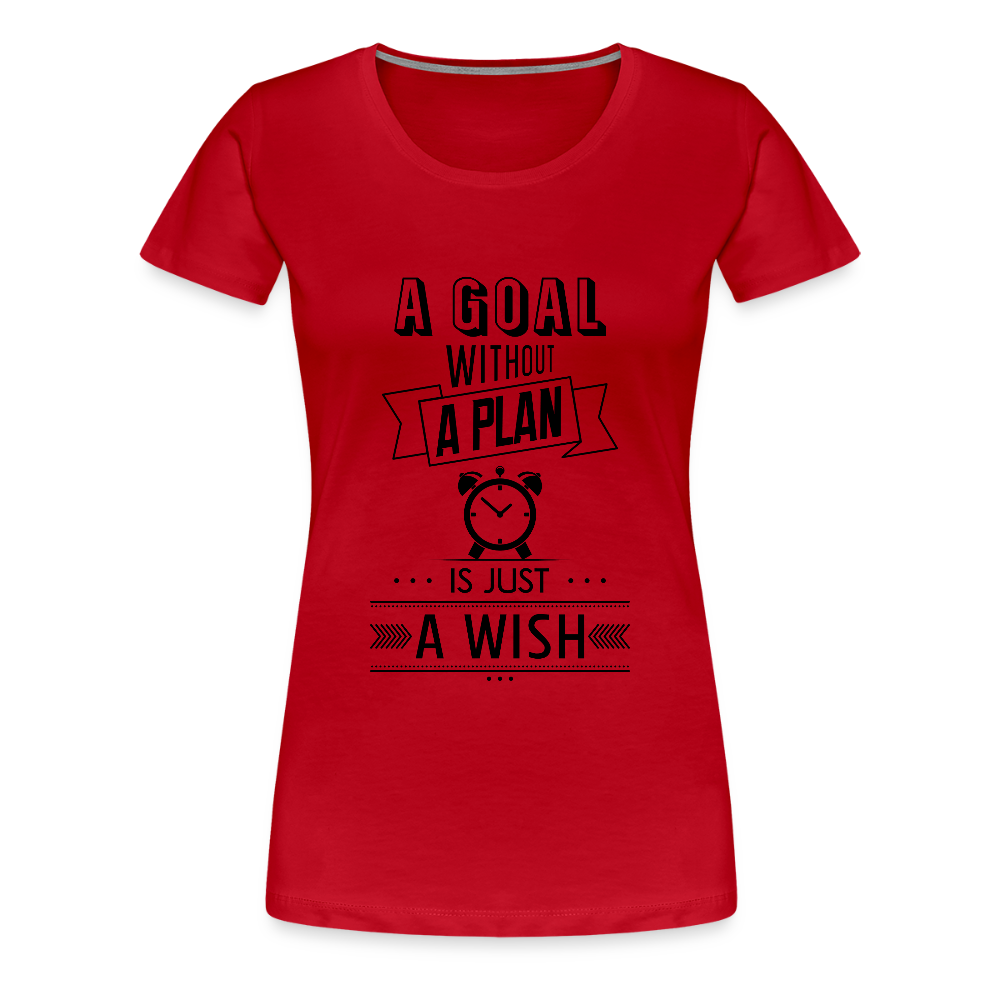 Frauen Premium T-Shirt „ Wish" - Rot