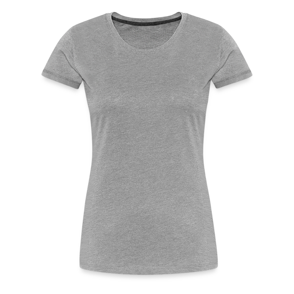Frauen Premium T-Shirt - Grau meliert