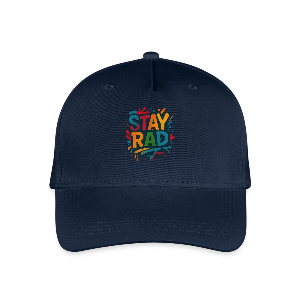 Kinder Bio Basecap „ Stay Rad" - Navy