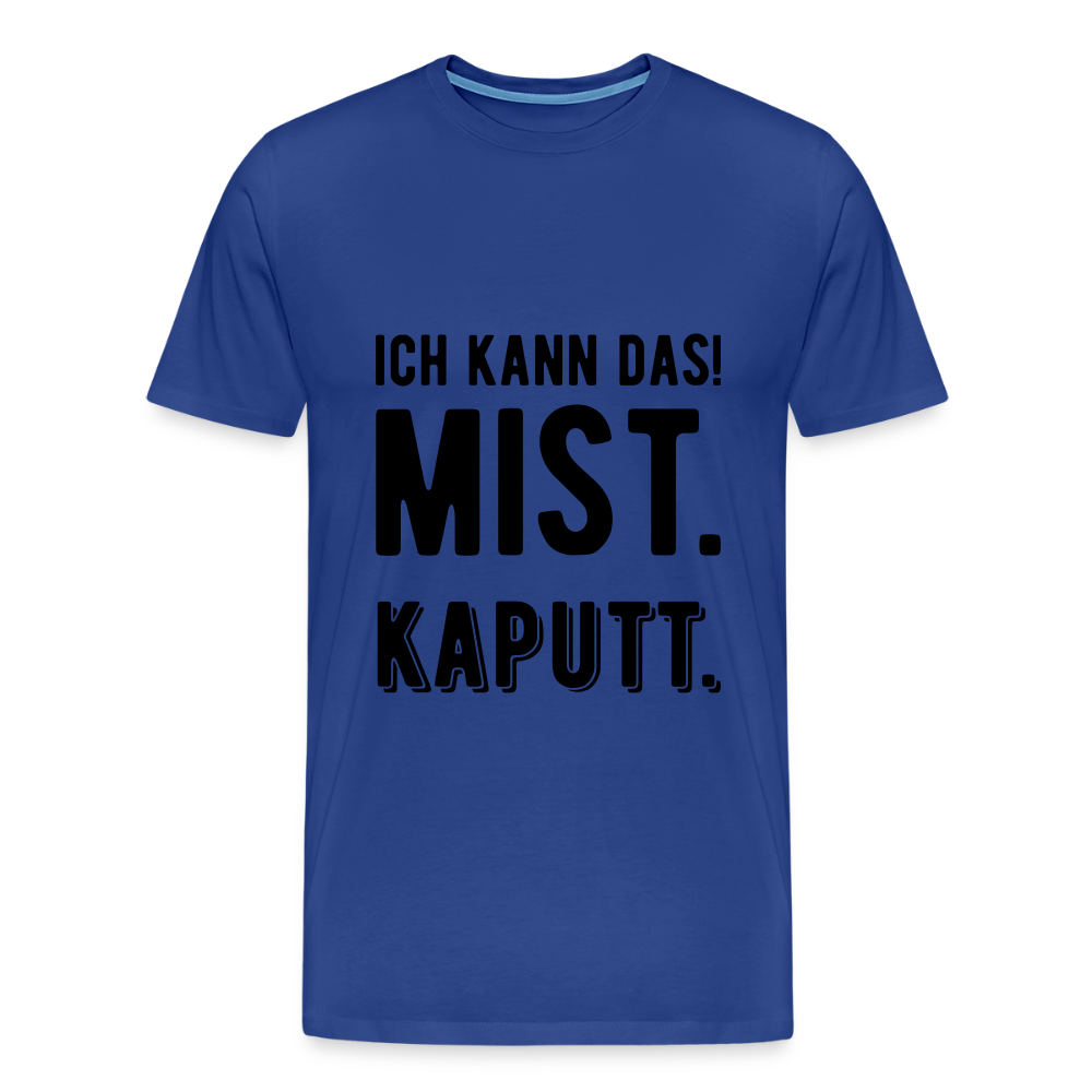 Männer Premium T-Shirt „ Ich kann das" - Königsblau