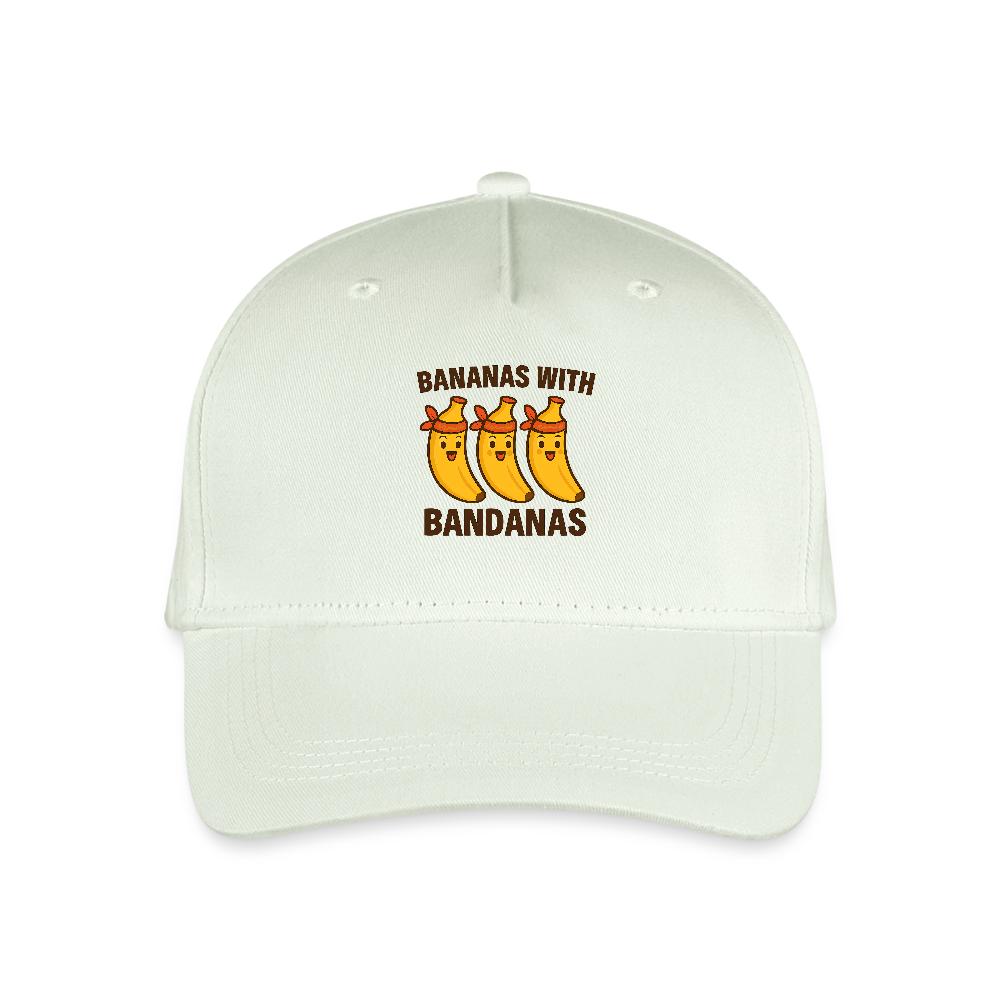 Kinder Bio Basecap „ Bananas with Bandanas" - Helles Mintgrün