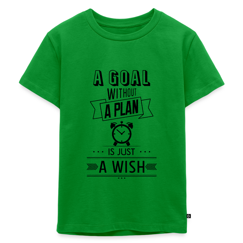 Kinder Premium T-Shirt „ Wish" - Grün