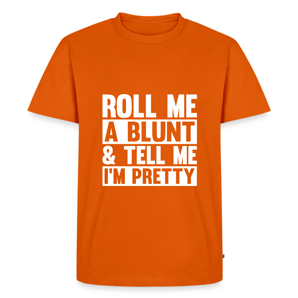 Männer Premium T-Shirt „ Blunt" - Orange