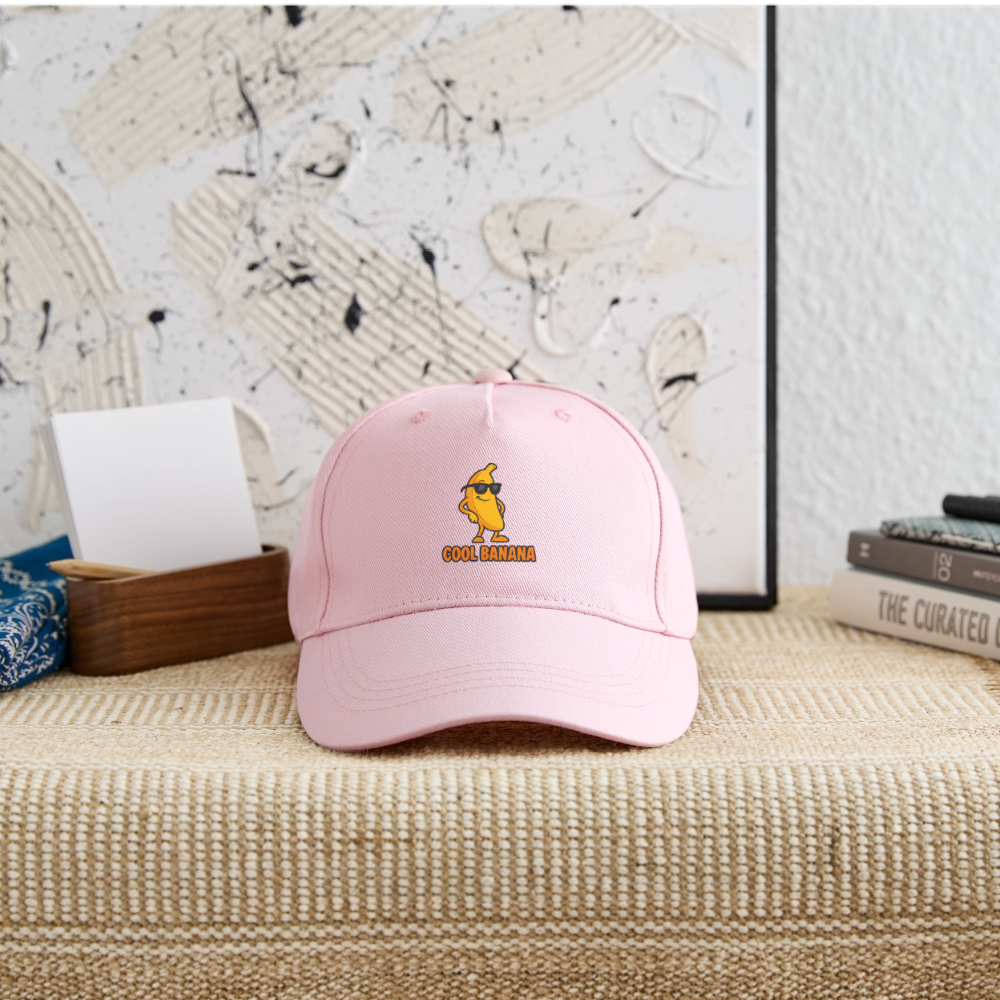 Kinder Bio Basecap „ Cool Banana" - Hellrosa