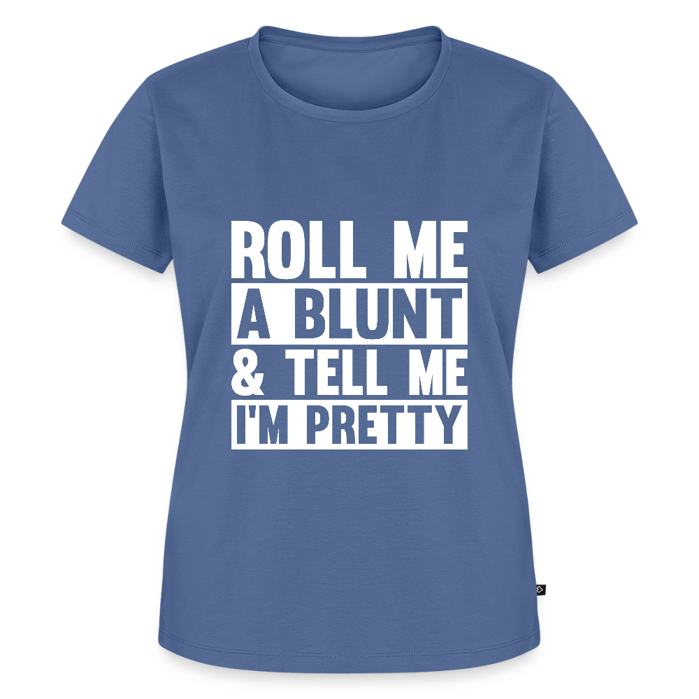 Frauen Premium T-Shirt „ Blunt" - Taubenblau