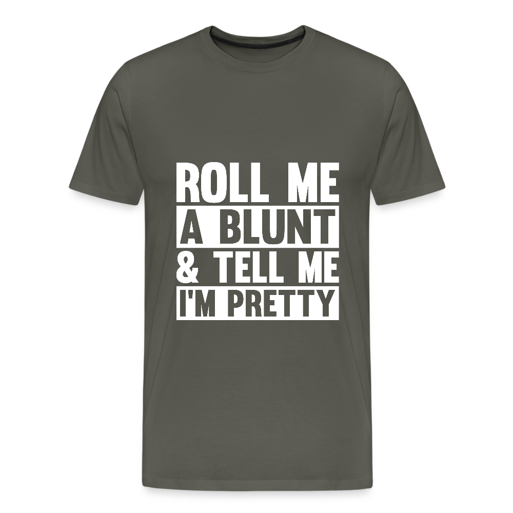 Männer Premium T-Shirt „ Blunt" - Asphalt