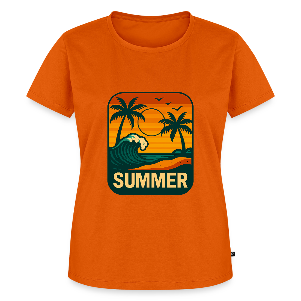 Frauen Premium T-Shirt „ Summer" - Orange