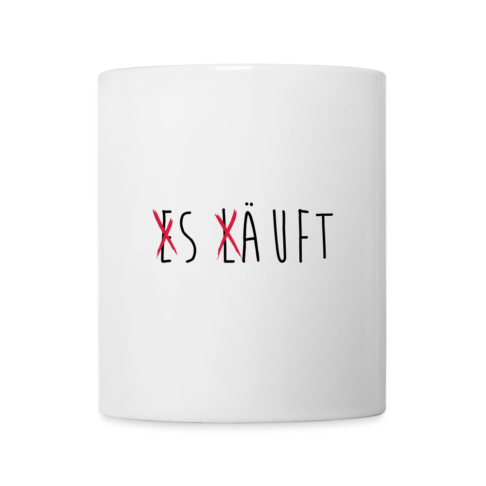 Tasse „ Es läuft" - Weiß