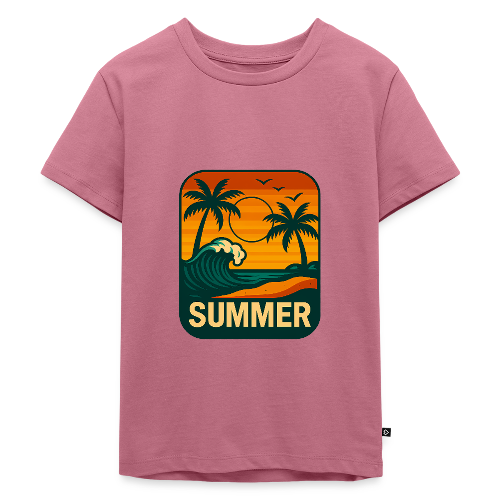 Kinder Premium T-Shirt „ Summer" - Mauve