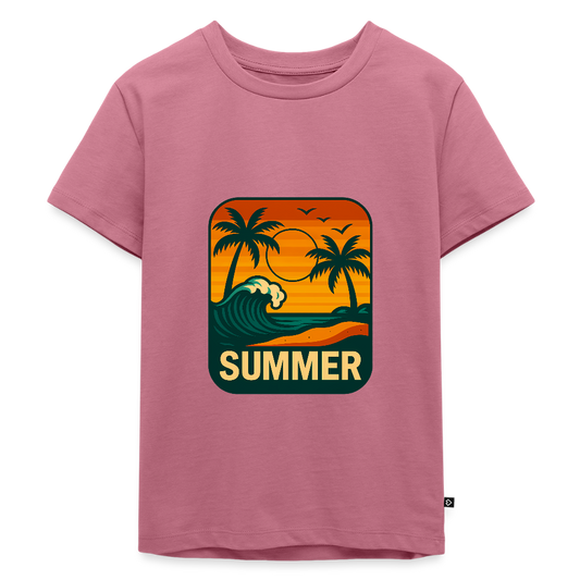 Kinder Premium T-Shirt „ Summer" - Mauve
