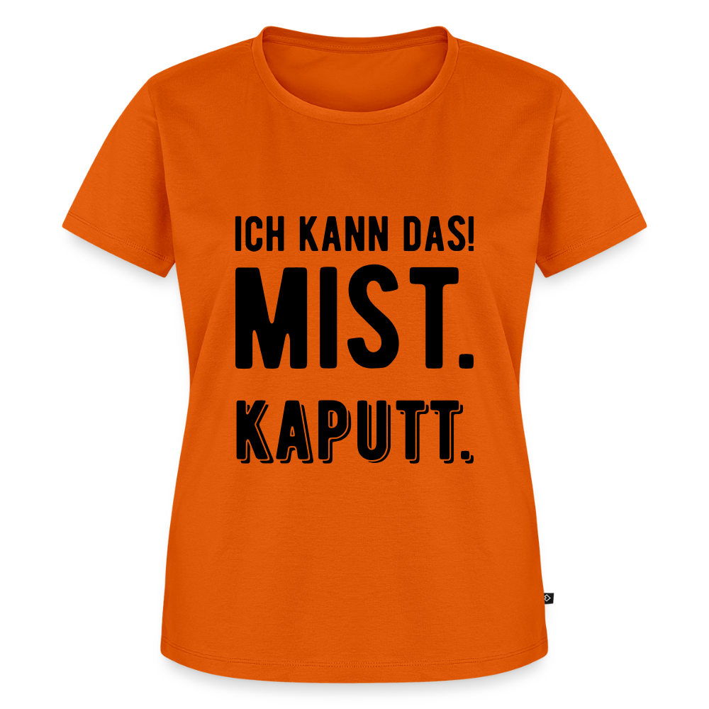 Frauen Premium T-Shirt „ Ich kann das" - Orange