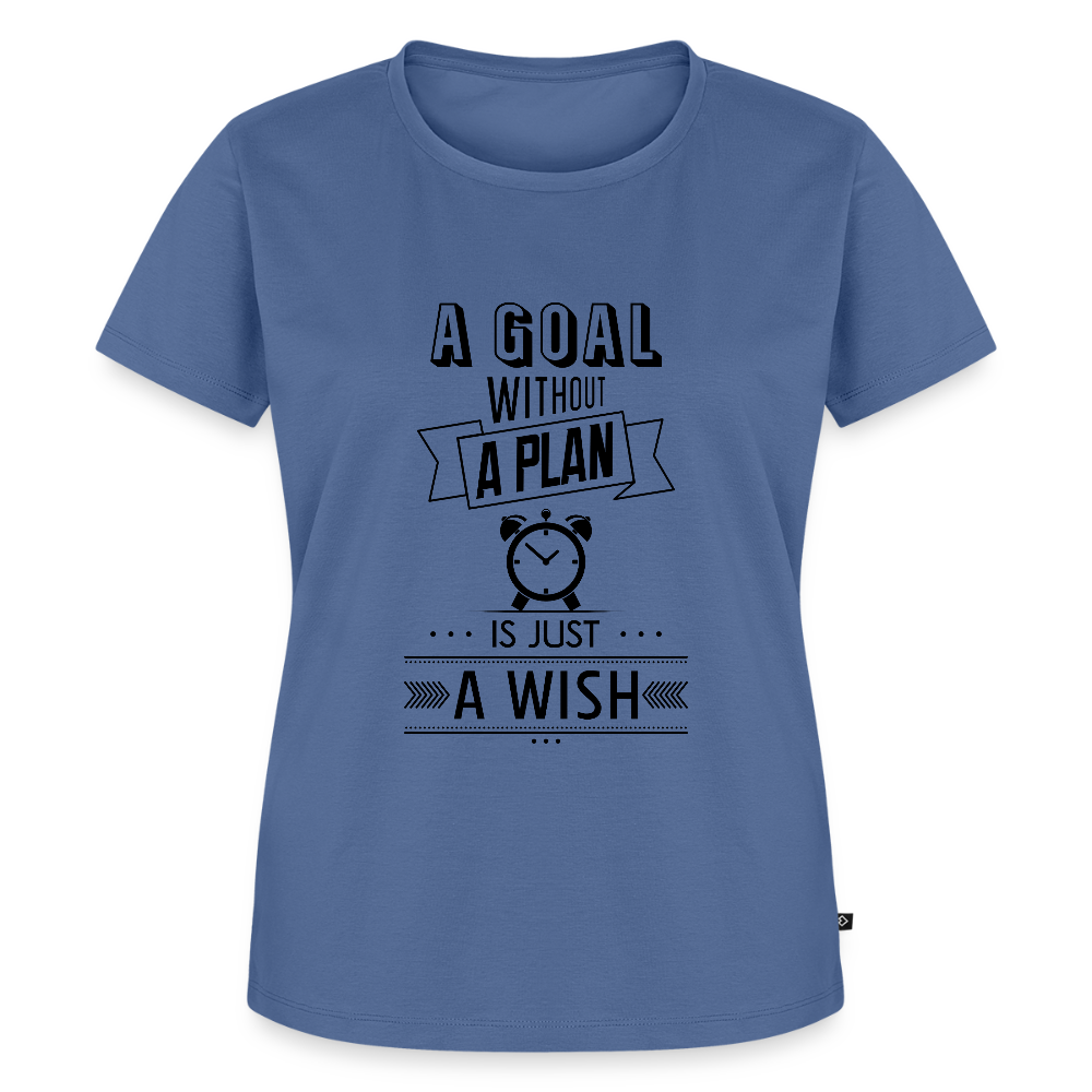 Frauen Premium T-Shirt „ Wish" - Taubenblau