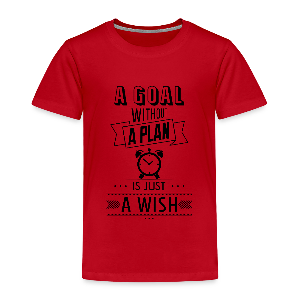 Kinder Premium T-Shirt „ Wish" - Rot