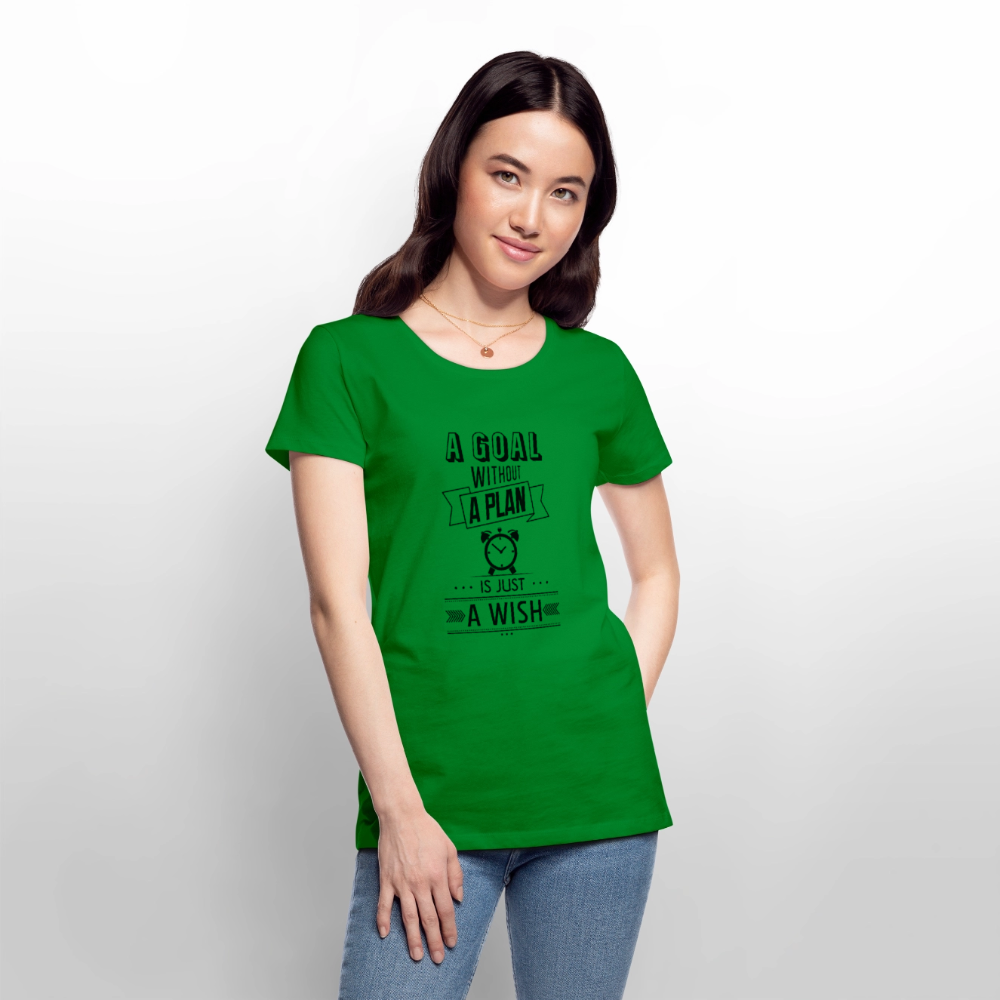 Frauen Premium T-Shirt „ Wish" - Grün