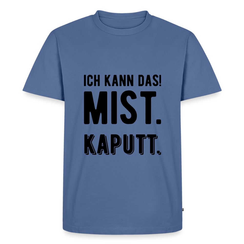 Männer Premium T-Shirt „ Ich kann das" - Taubenblau