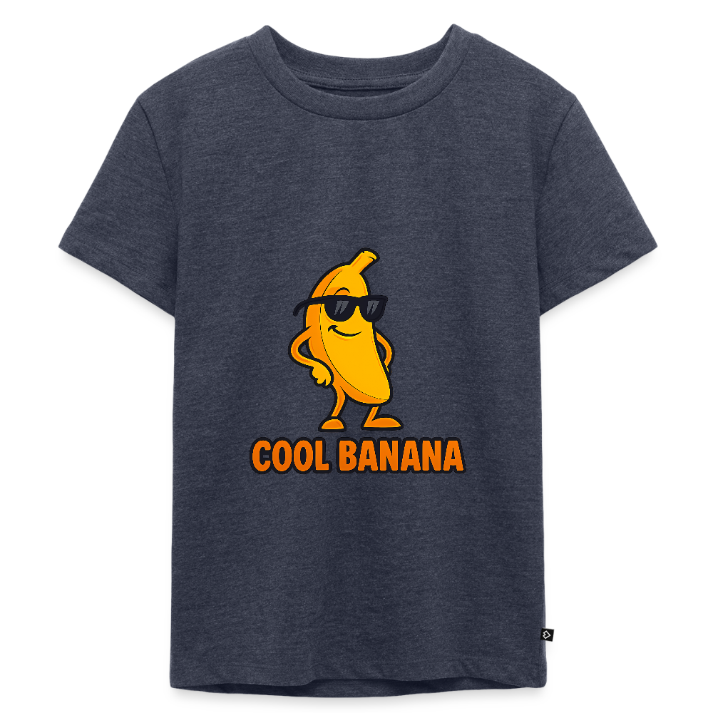 Kinder Premium T-Shirt „ Cool Banana" - Jeansblau