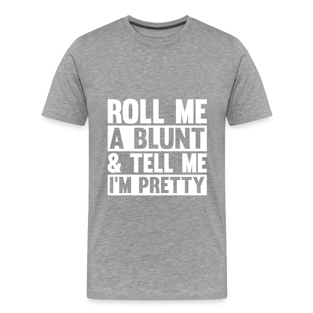 Männer Premium T-Shirt „ Blunt" - Grau meliert