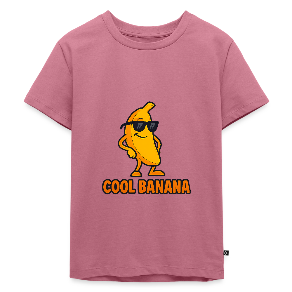 Kinder Premium T-Shirt „ Cool Banana" - Mauve
