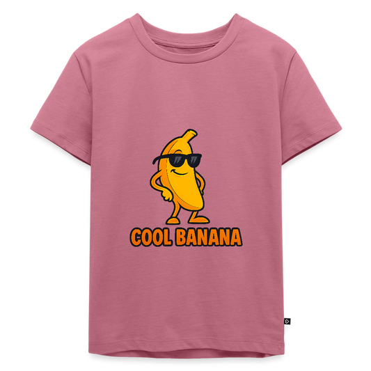 Kinder Premium T-Shirt „ Cool Banana" - Mauve