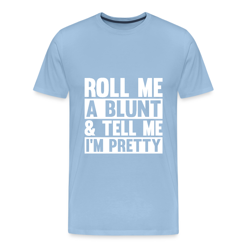 Männer Premium T-Shirt „ Blunt" - Sky