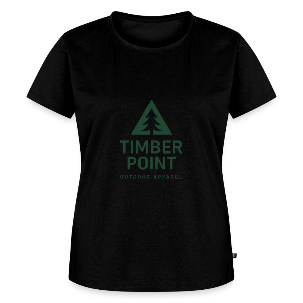 Frauen Premium T-Shirt „ Timber Point" - Schwarz