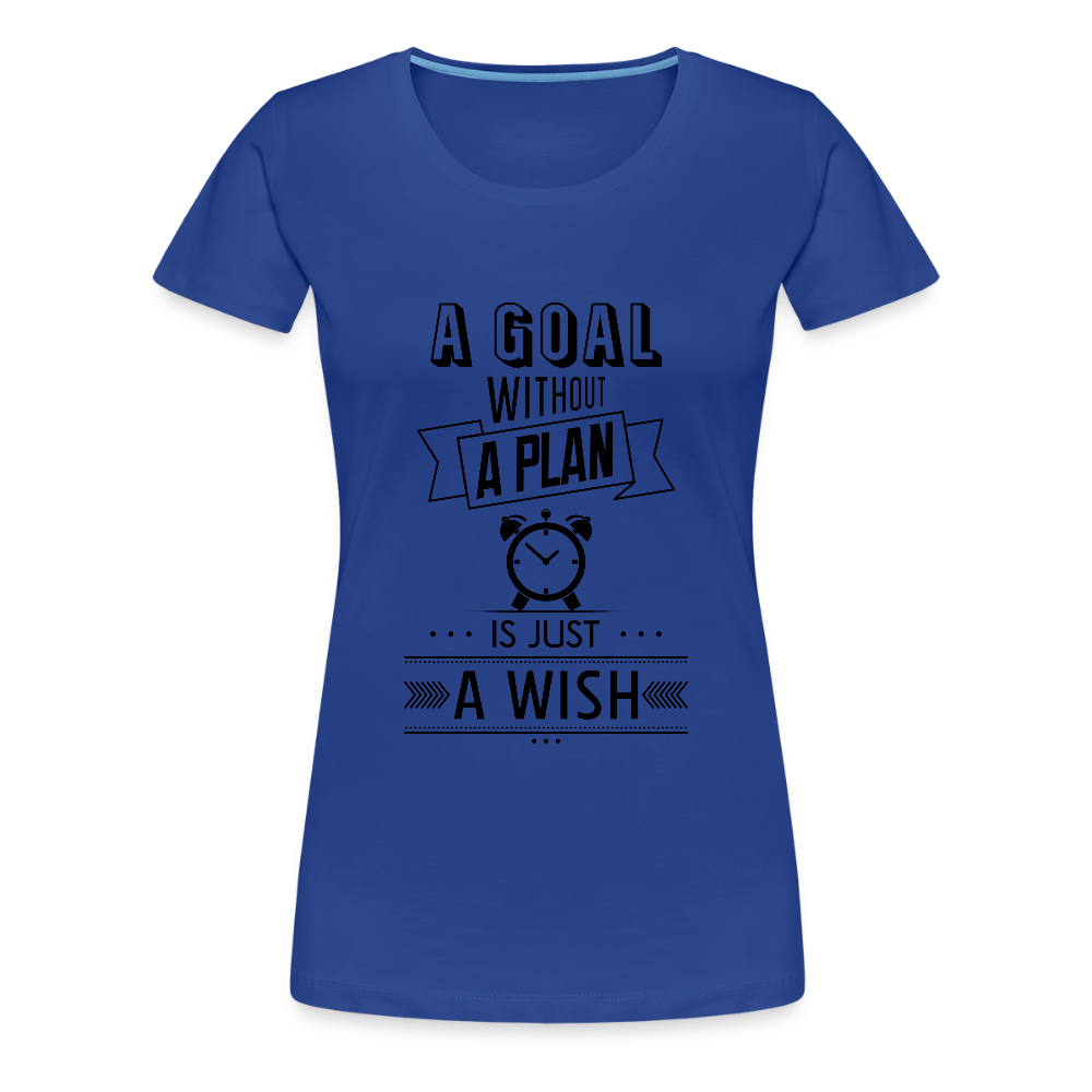 Frauen Premium T-Shirt „ Wish" - Königsblau
