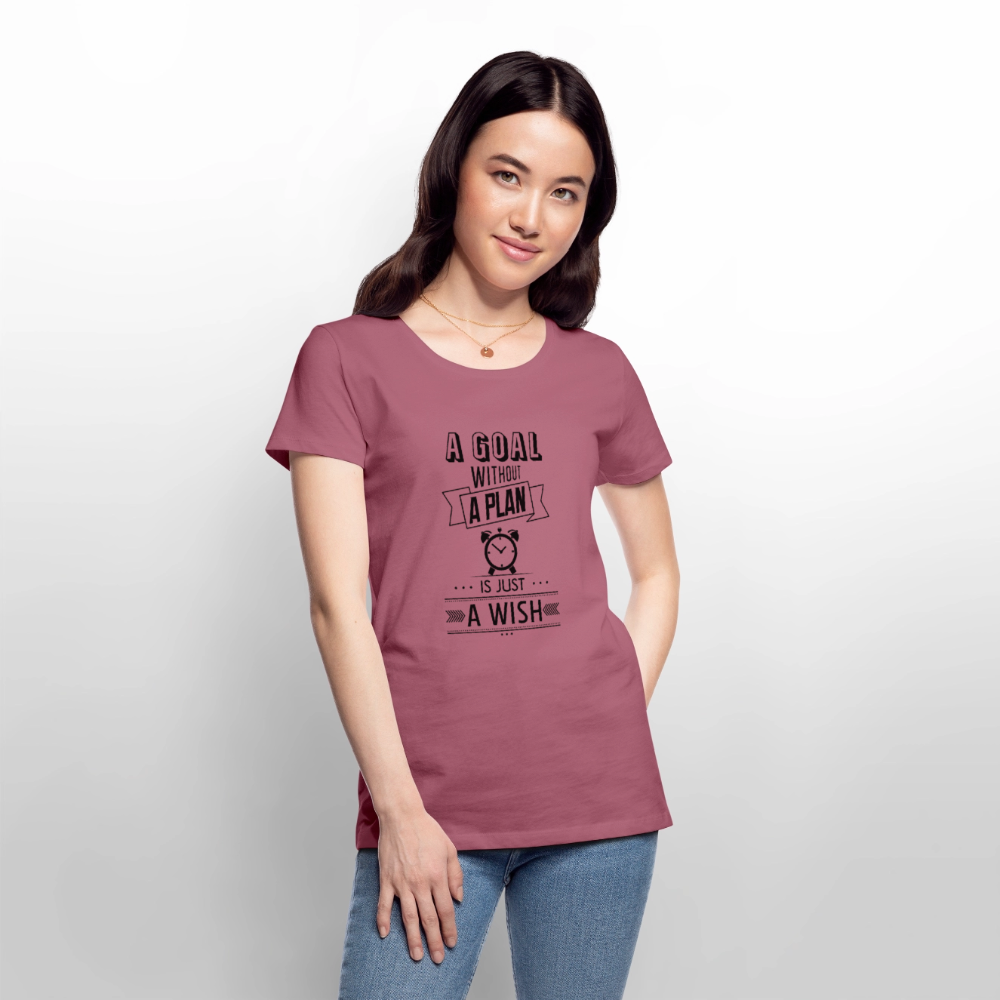 Frauen Premium T-Shirt „ Wish" - Mauve
