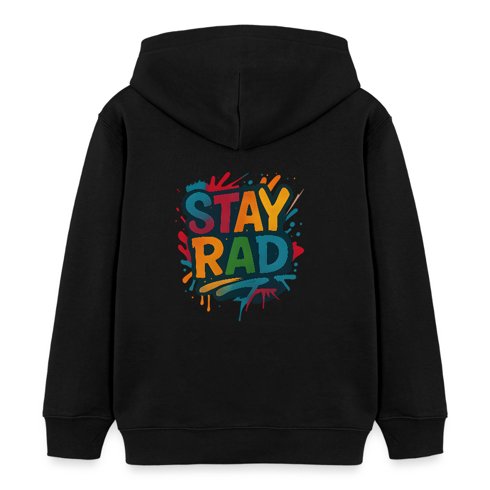 Stanley/Stella Kinder Hoodie  „ Stay RAD" - Schwarz