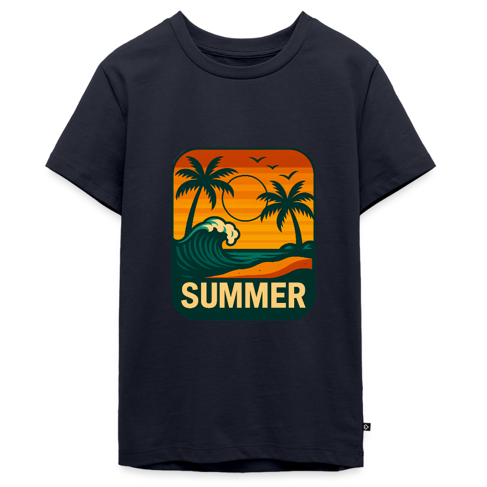 Teenager Premium T-Shirt „ Summer" - Navy