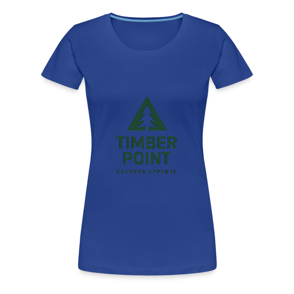 Frauen Premium T-Shirt „ Timber Point" - Königsblau